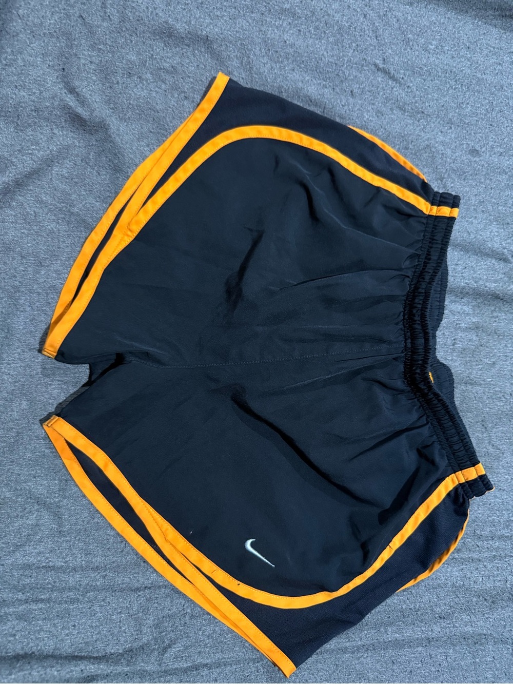 Nike Black Shorts with Orange